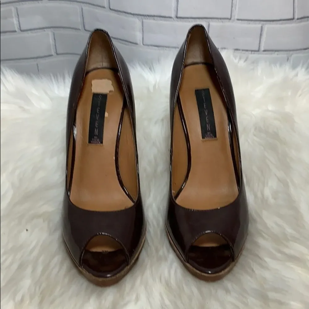 Steven‎ By Steve Madden Brown Platform Heels Sz 10